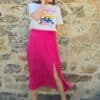 Rock mit Schlitz Rock für Damen Denia Schnittmuster Nähen Meine Herzenswelt Katharina Kröning