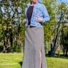 Rock mit Schlitz Rock für Damen Denia Schnittmuster Nähen Meine Herzenswelt Simone SchmuckStück
