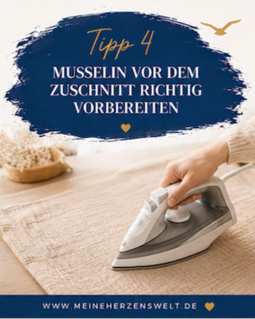 26 23 Tipp 4 Musselin nähen Tipps und Tricks Nähwissen Musselintipps Nähen mit Musselin Meine Herzenswelt